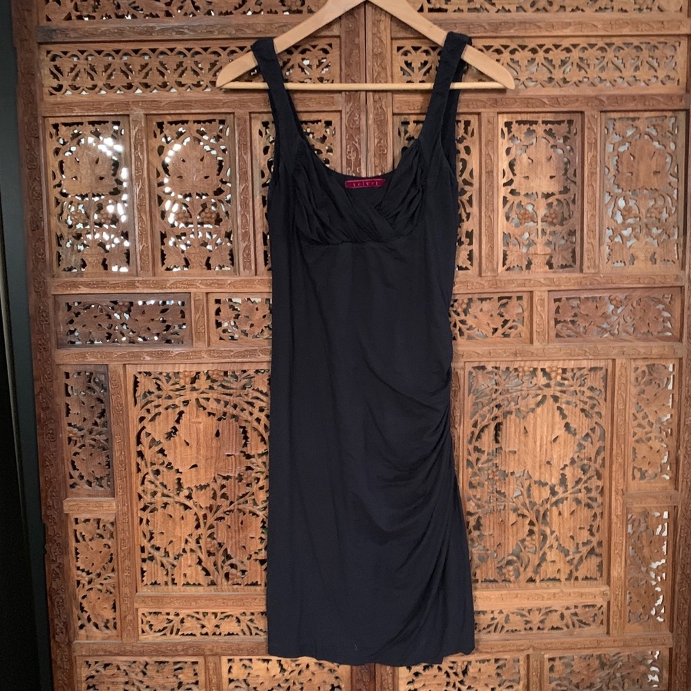 Velvet by Graham and Spencer black jersey dress